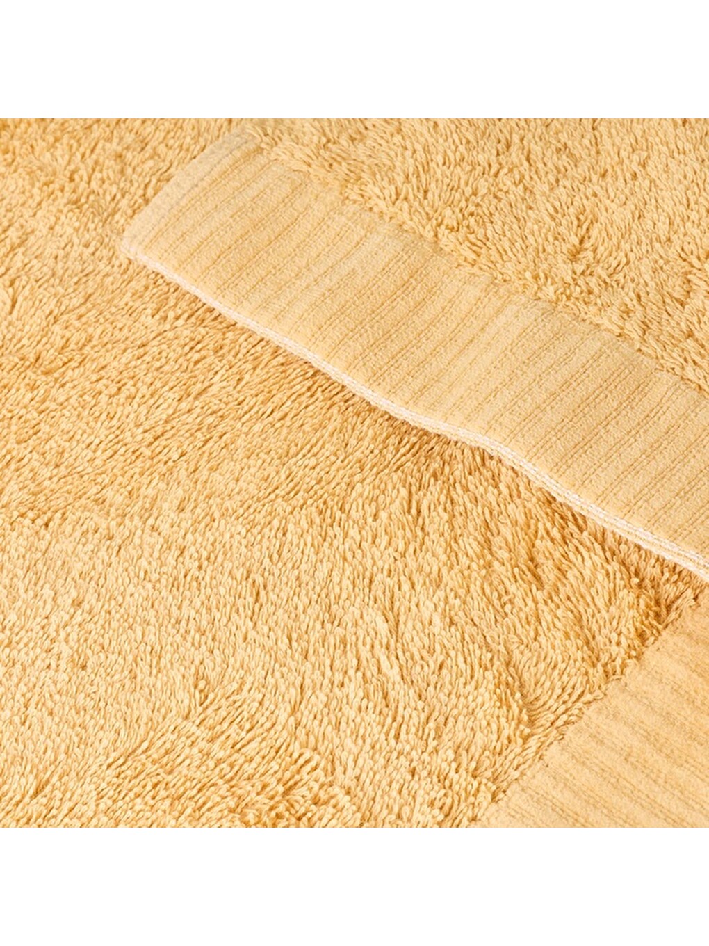 Kahverengi Soft Linen Yüz Havlusu - Hardal - 50x90 cm-3