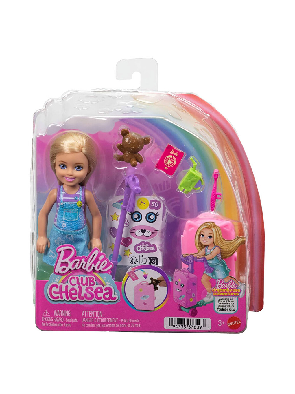 Barbie Chelsea Sonsuz Maceralar Seyahat Bebek Seti Jmj46