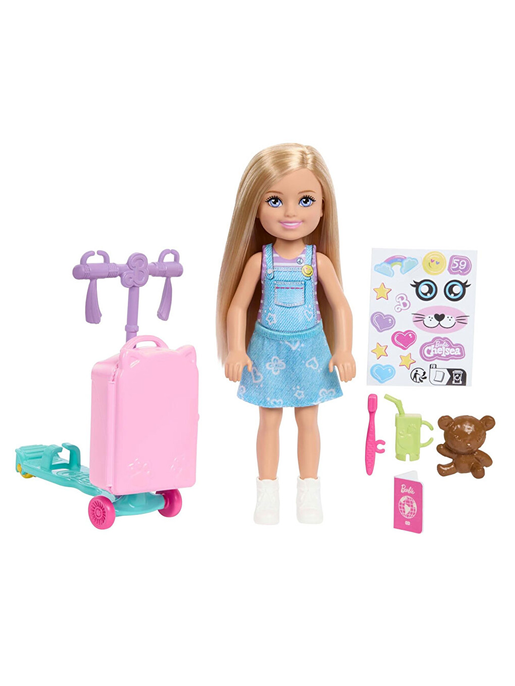 Barbie Chelsea Sonsuz Maceralar Seyahat Bebek Seti Jmj46-1