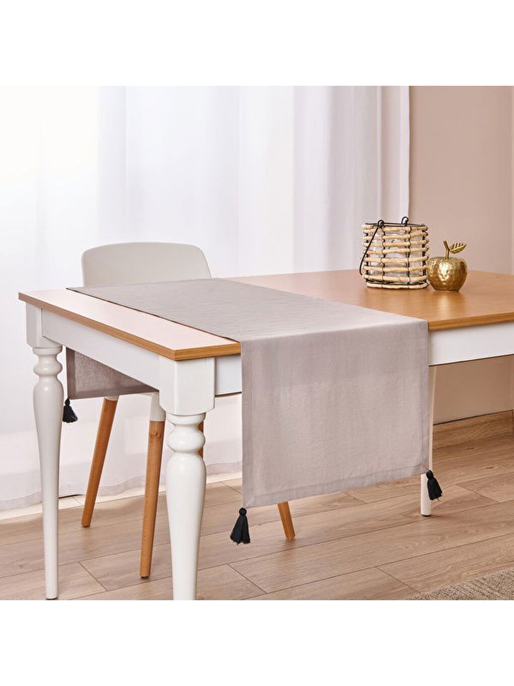 Soft Anthracite Runner - Antrasit - 50x130 cm