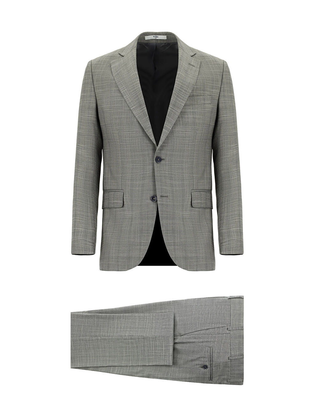 Yeşil Klasik Ekose Takım Elbise