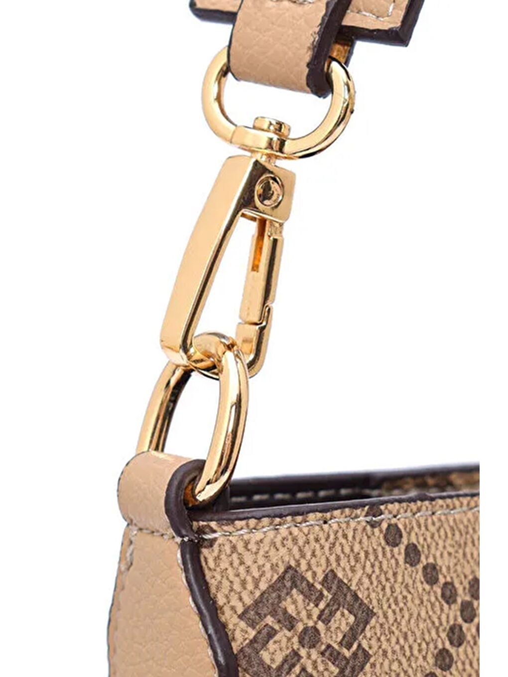 Bej Kadın Lina Monogram Omuz Çantası-2