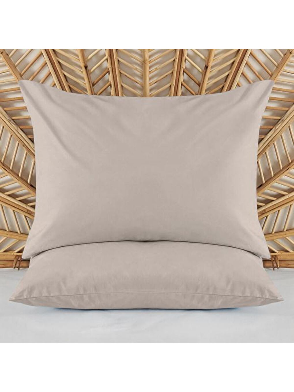 Evidea Soft 2'li Yastık Kılıfı - Gri - 50x70 cm