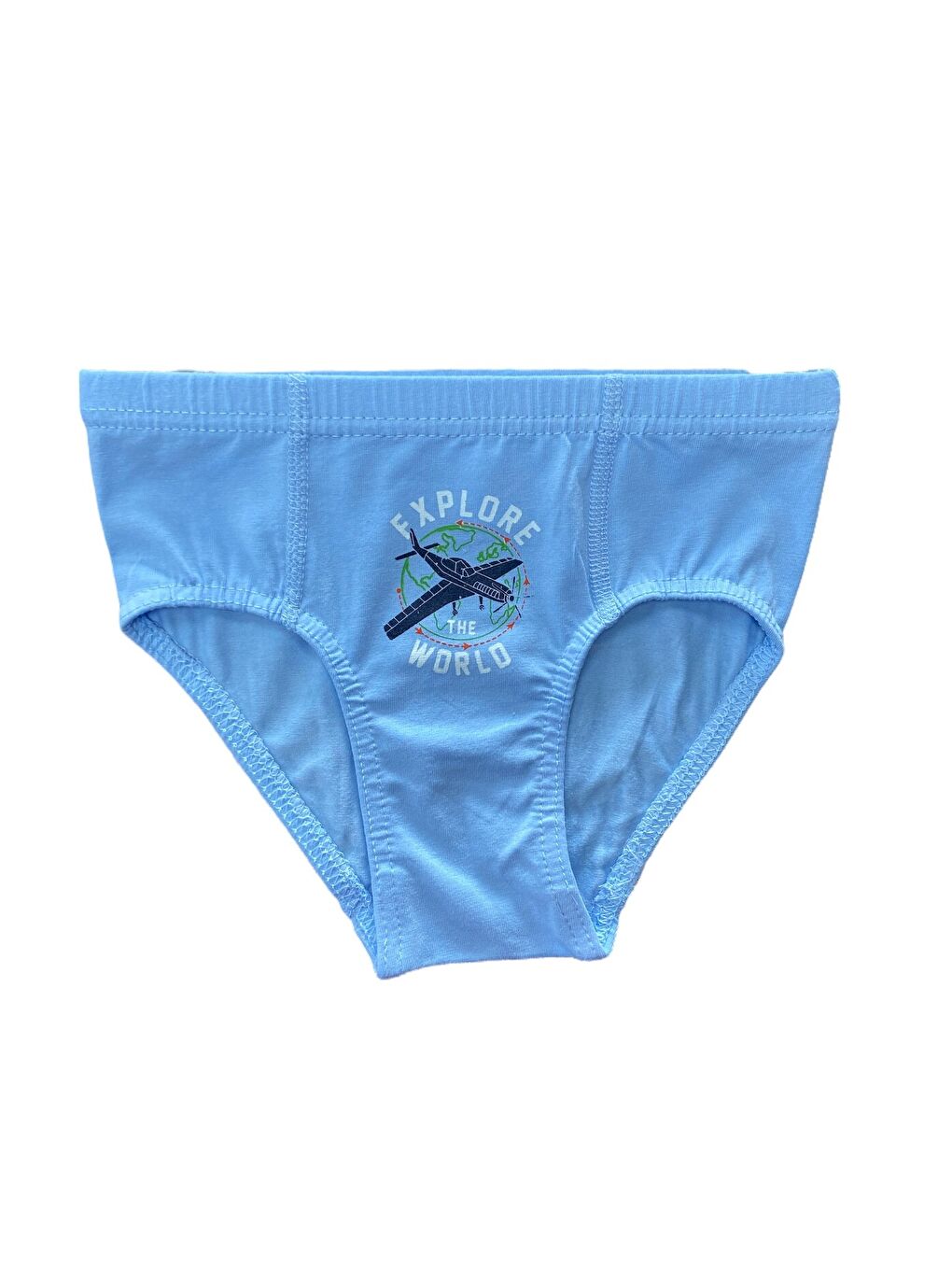 Karışık 6'lı Erkek Çocuk Pamuklu Baskılı Kaliteli Renkli Külot-2