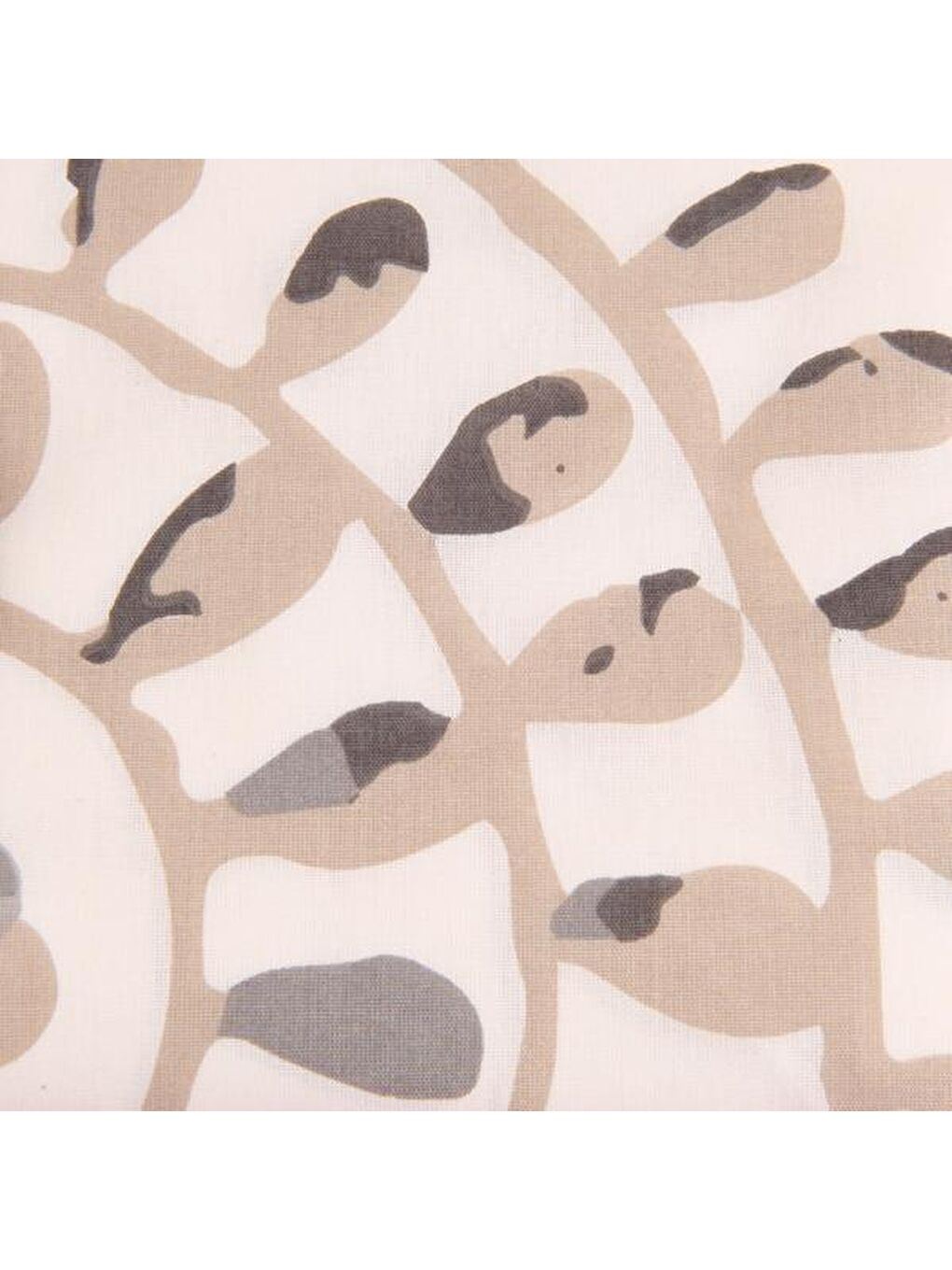 Soft Butas 2'li Yastık Kılıfı - Ekru / Gri - 50x70 cm-2