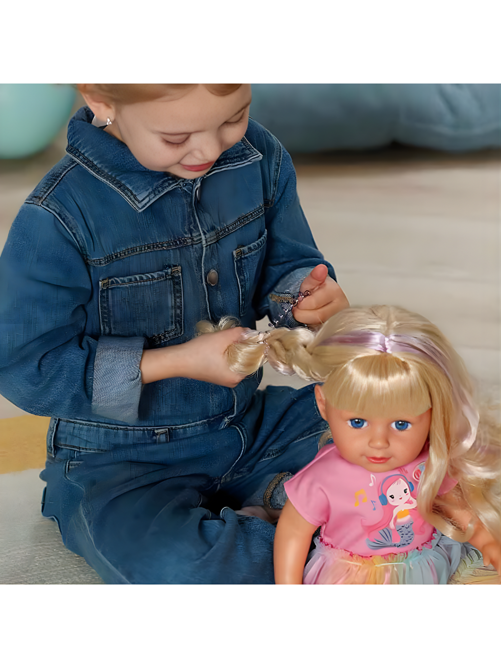 43cm Carla Kız Kardeş Bebeği-4