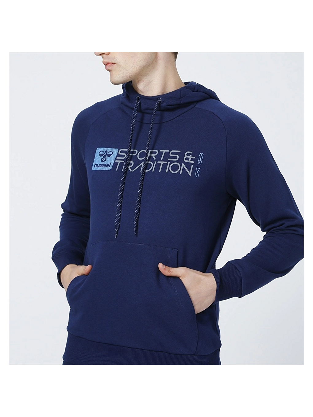 Flume Erkek Mavi Kapüşonlu Sweatshirt-2