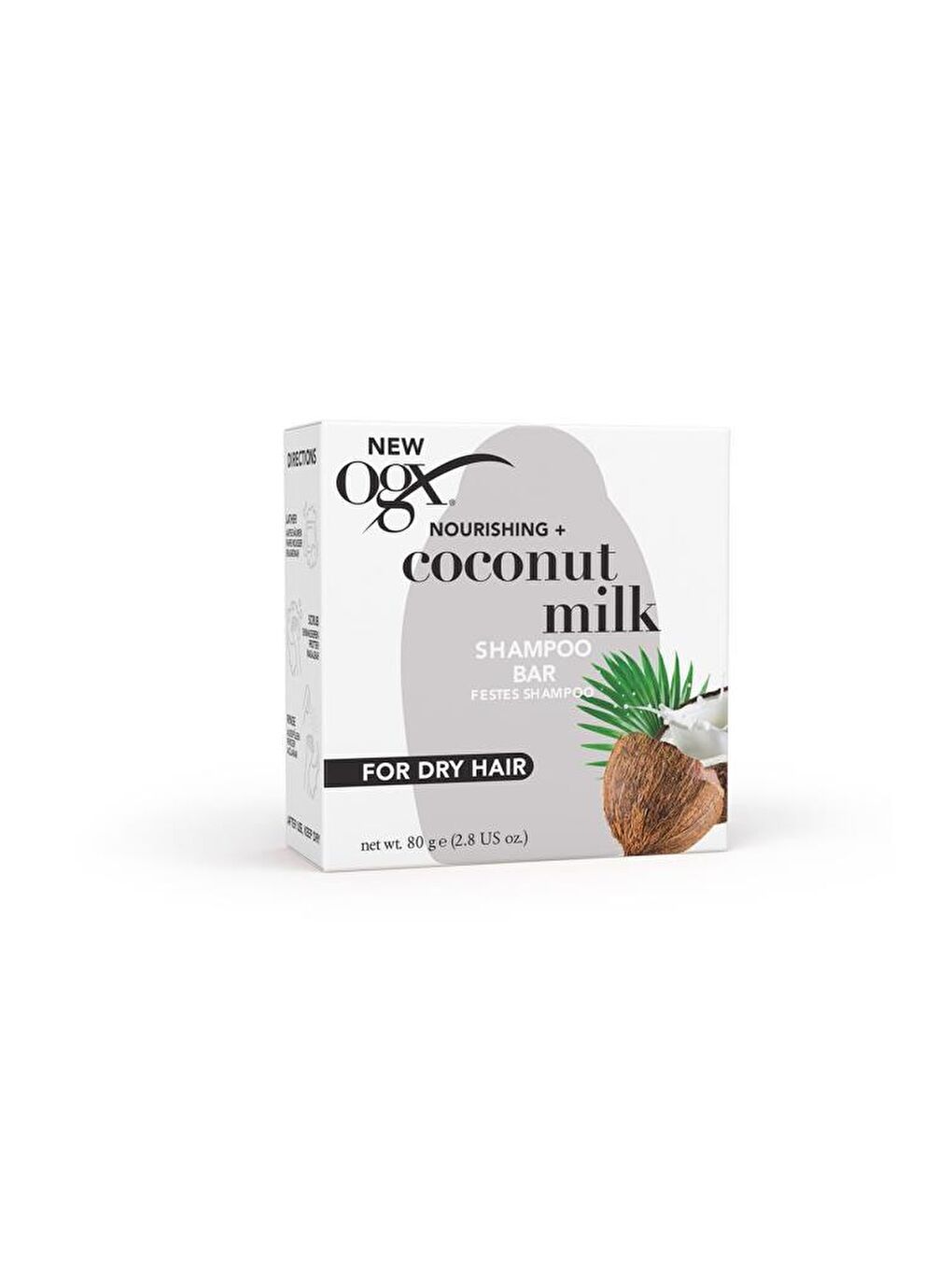 OGX Renksiz Coconut Milk Katı Şampuan 80g