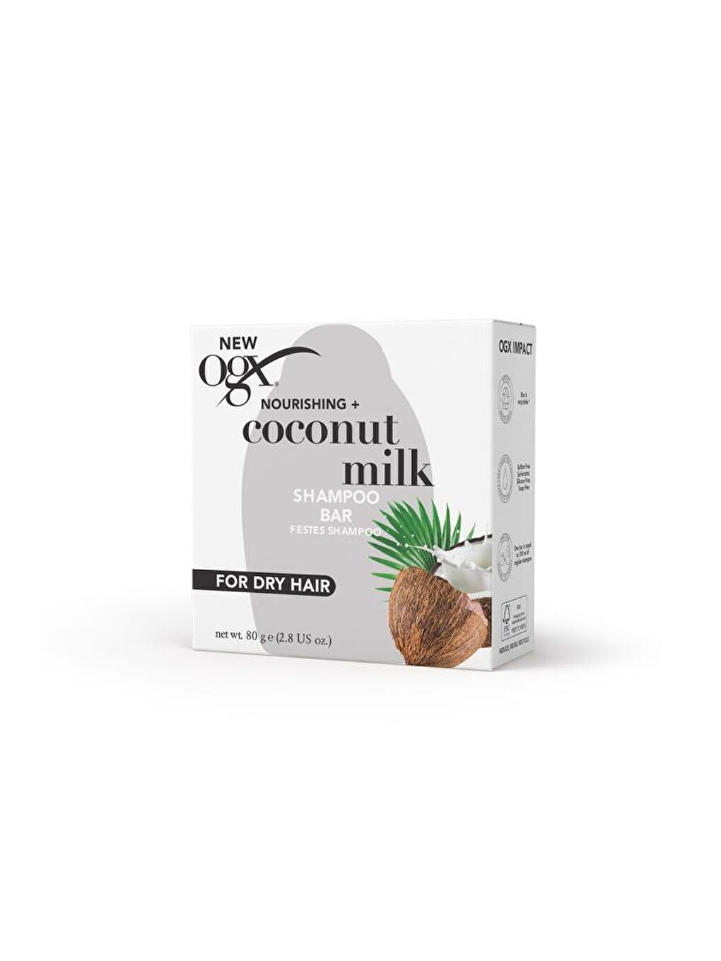 OGX Renksiz Coconut Milk Katı Şampuan 80g - 2