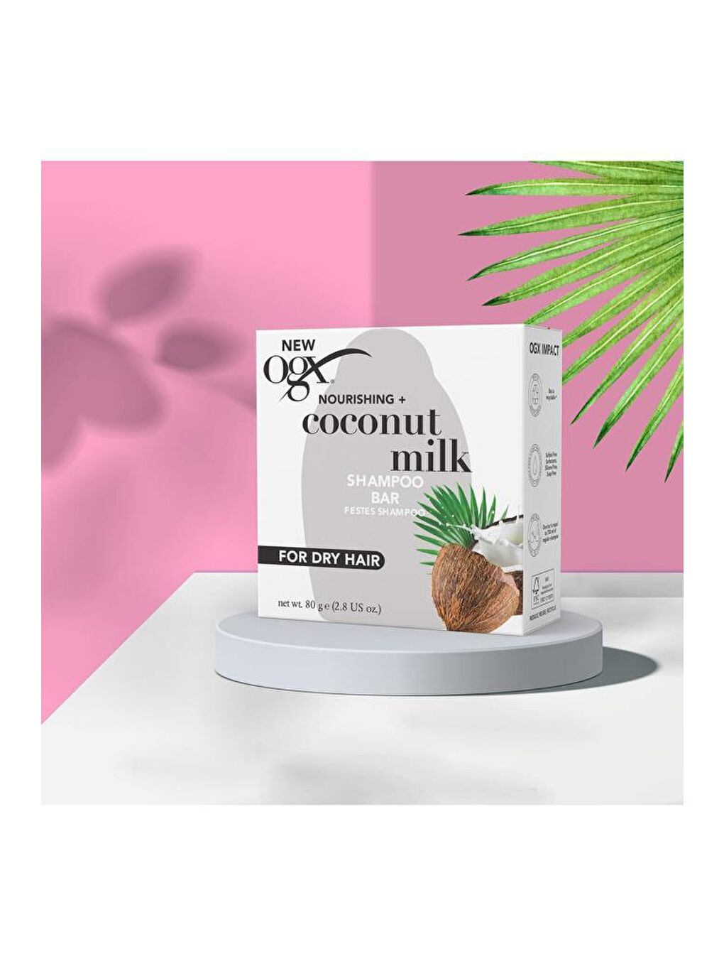 OGX Renksiz Coconut Milk Katı Şampuan 80g - 4