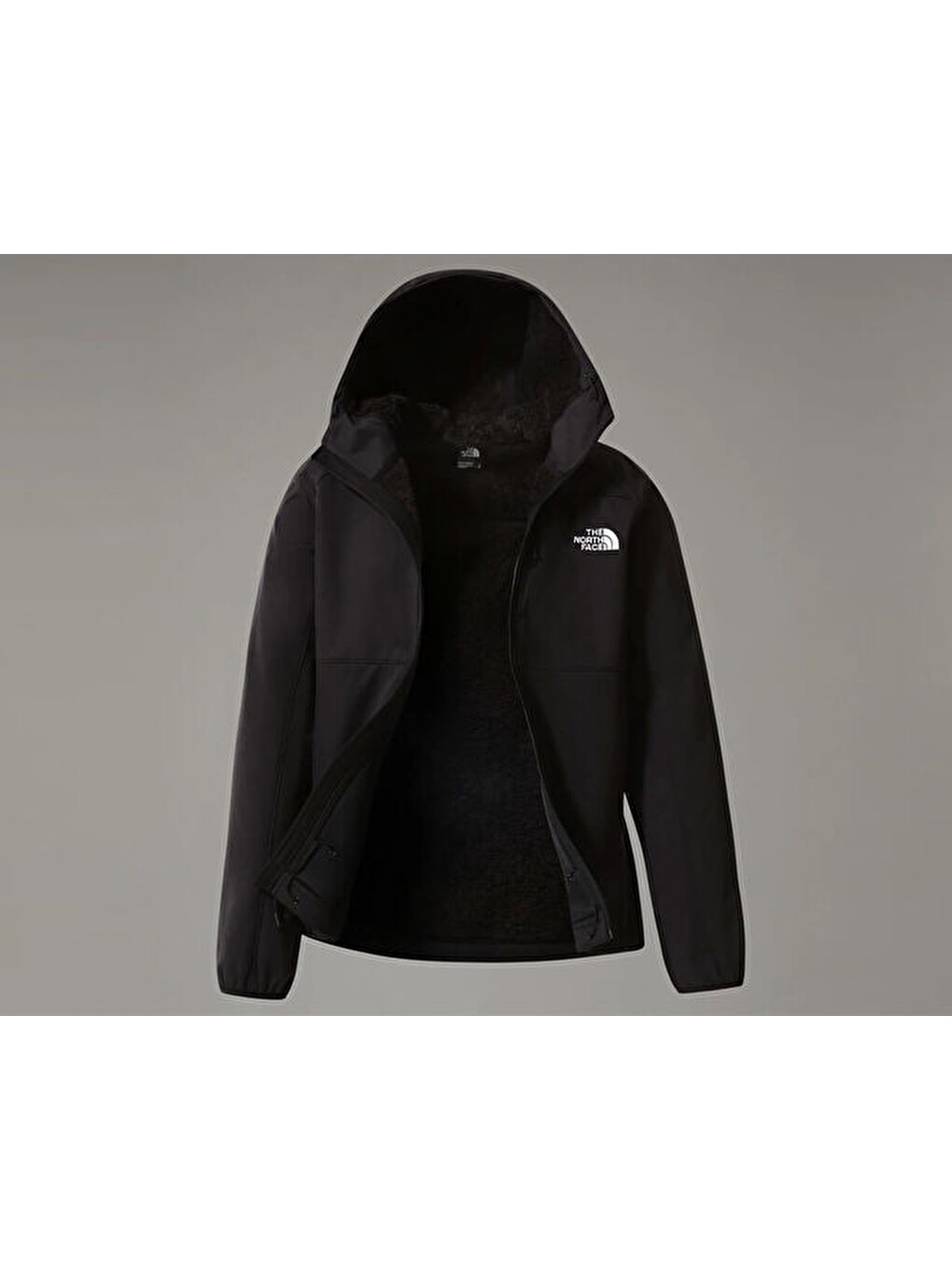 M Quest Hooded Softshell Erkek Outdoor Ceketi Nf0a3yfp4h01 Siyah-2