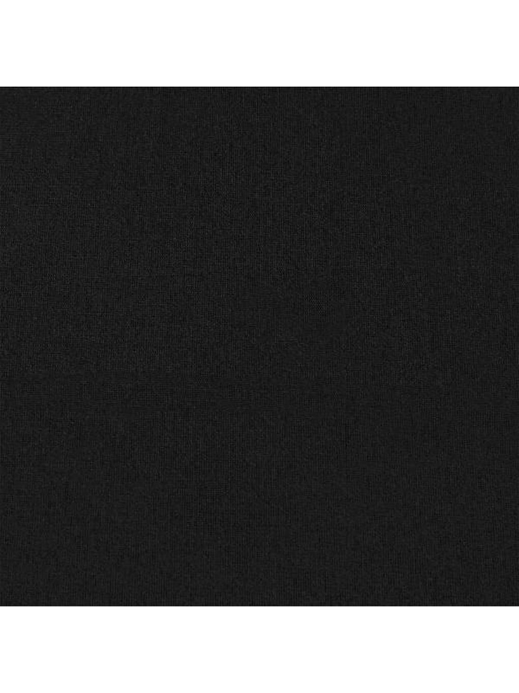 Soft Çift Kişilik Düz Kenar Çarşaf - Siyah - 260x270 cm-3