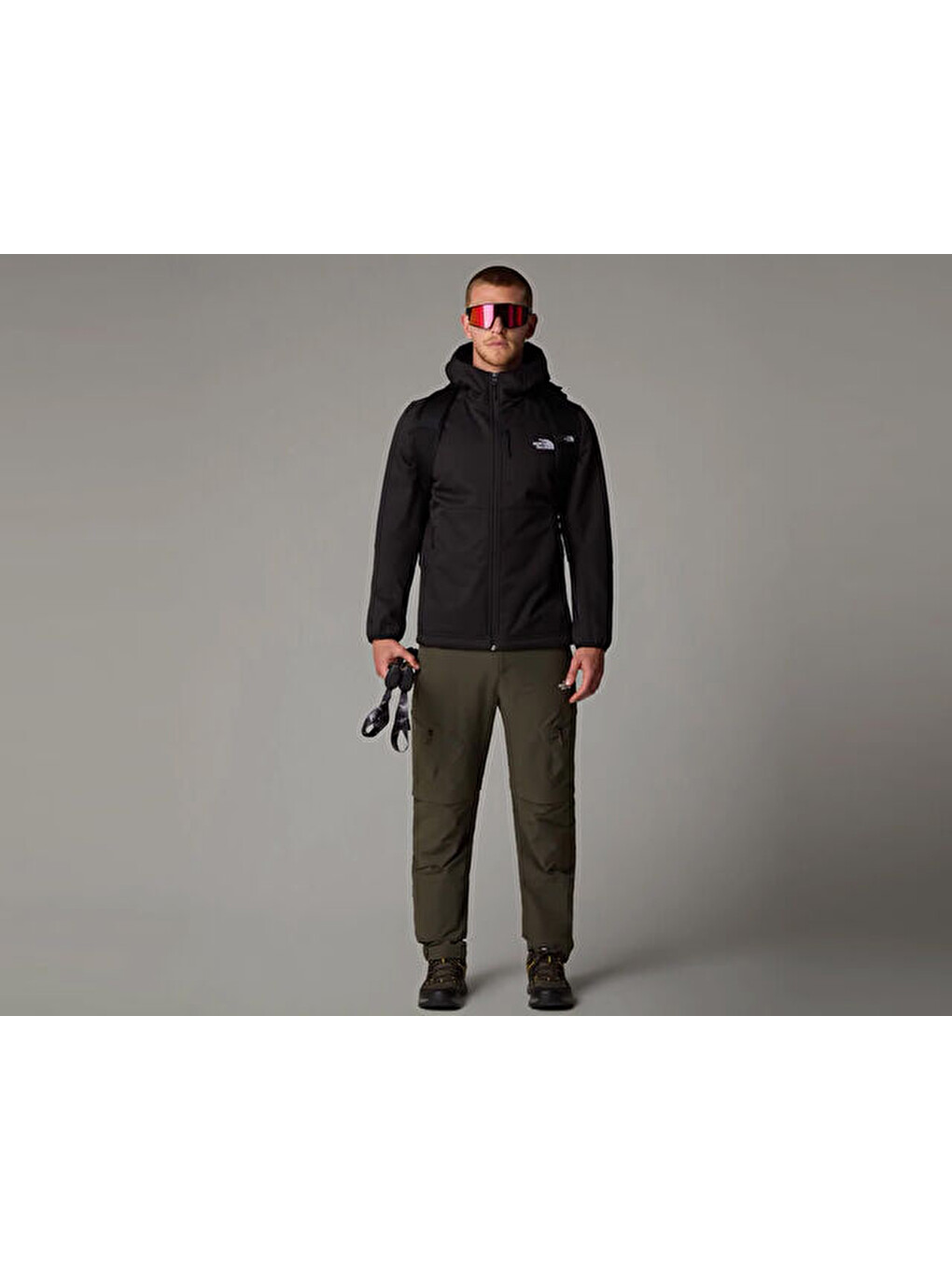 M Quest Hooded Softshell Erkek Outdoor Ceketi Nf0a3yfp4h01 Siyah-8
