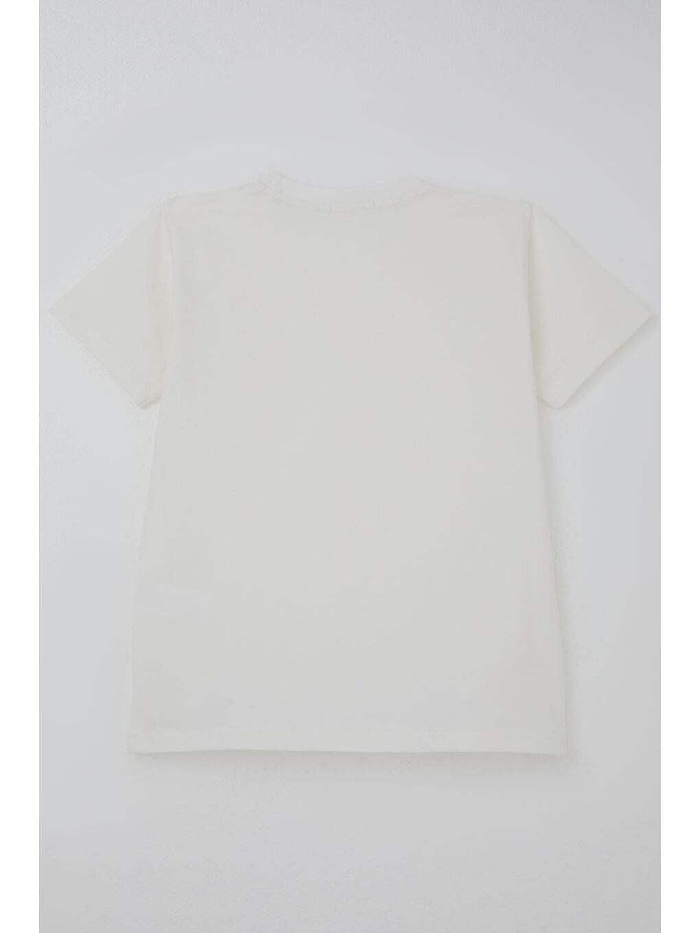 Erkek Çocuk Tişört Basic Ekru (9-14 Yaş)-1