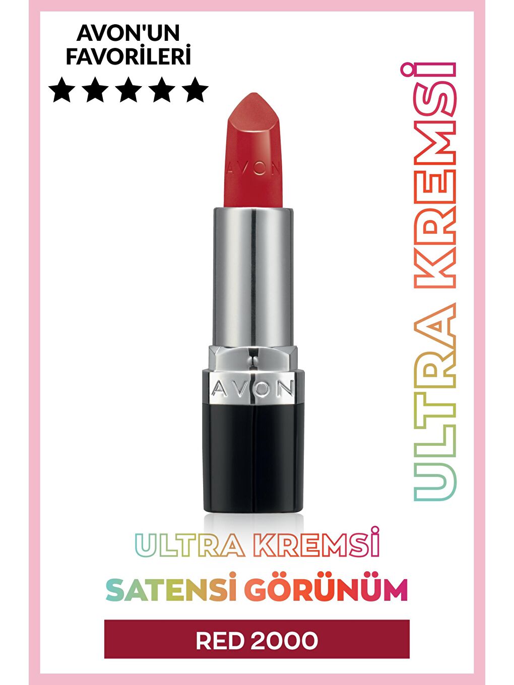 AVON Ultra Kremsi Ruj Red 2000