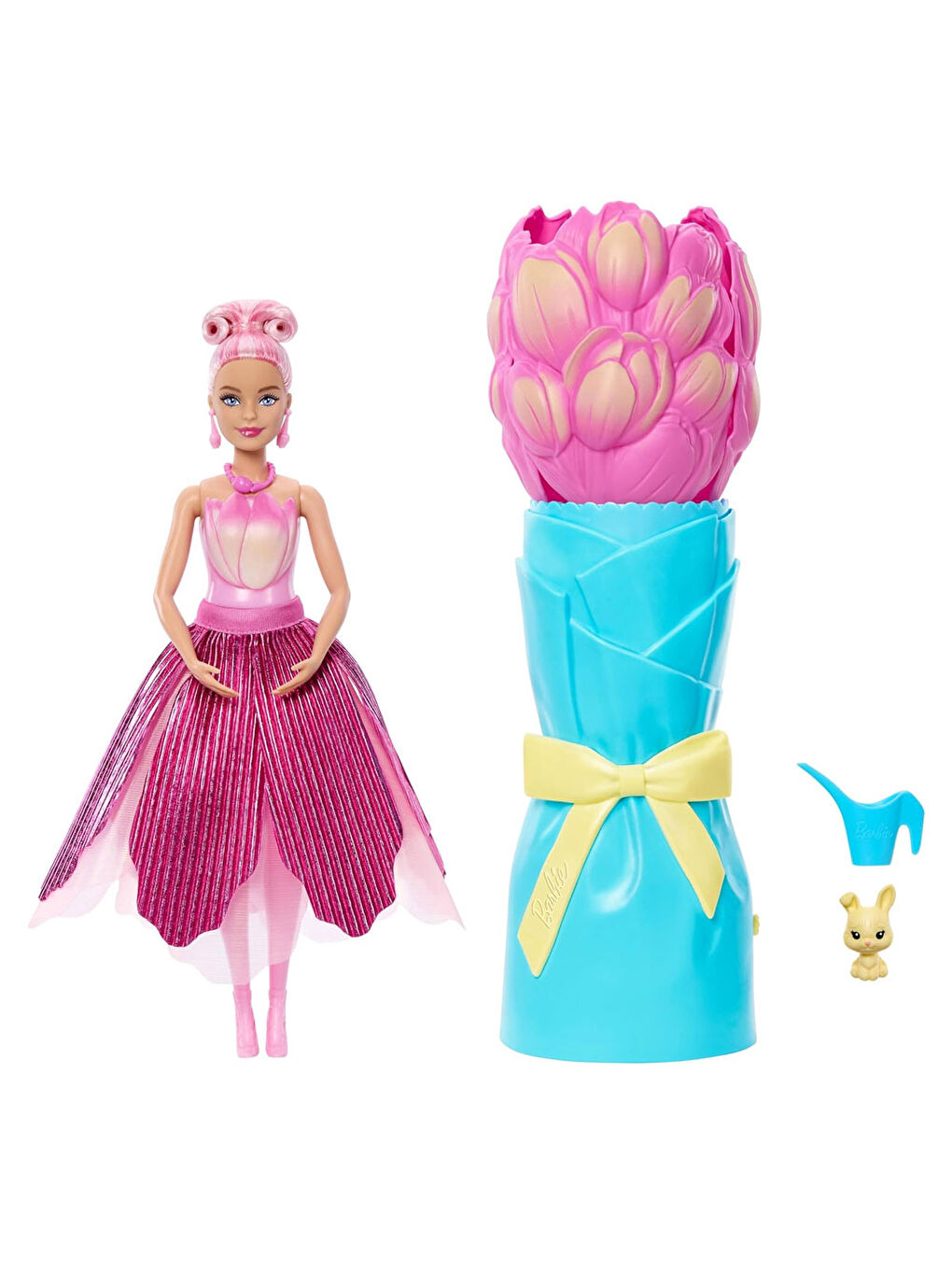 Barbie Petal Pop Pembe Lale JMF56-JMF57