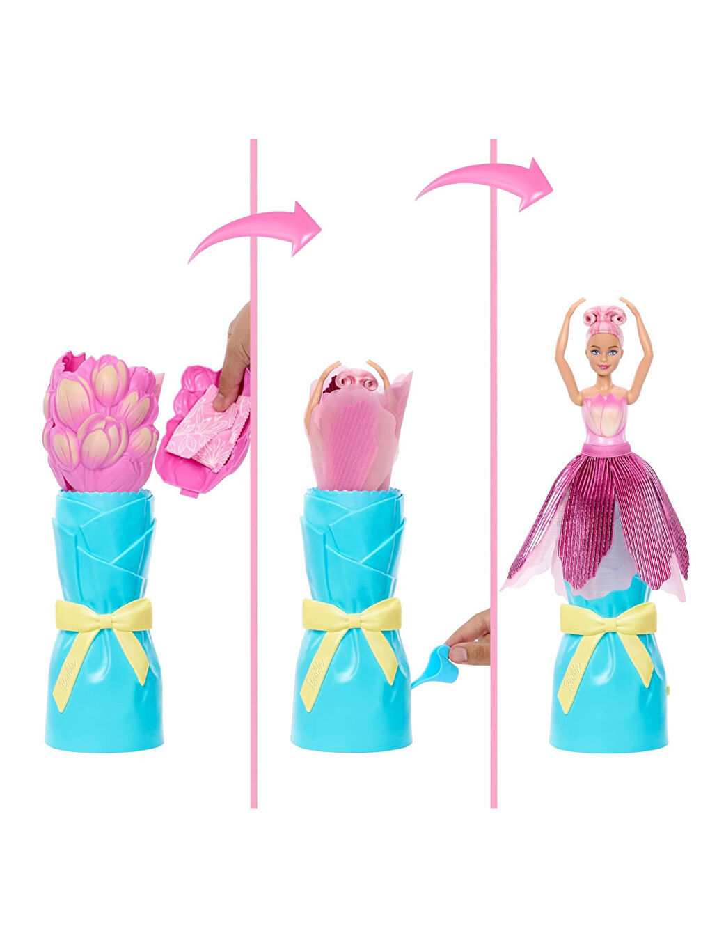 Barbie Petal Pop Pembe Lale JMF56-JMF57-2
