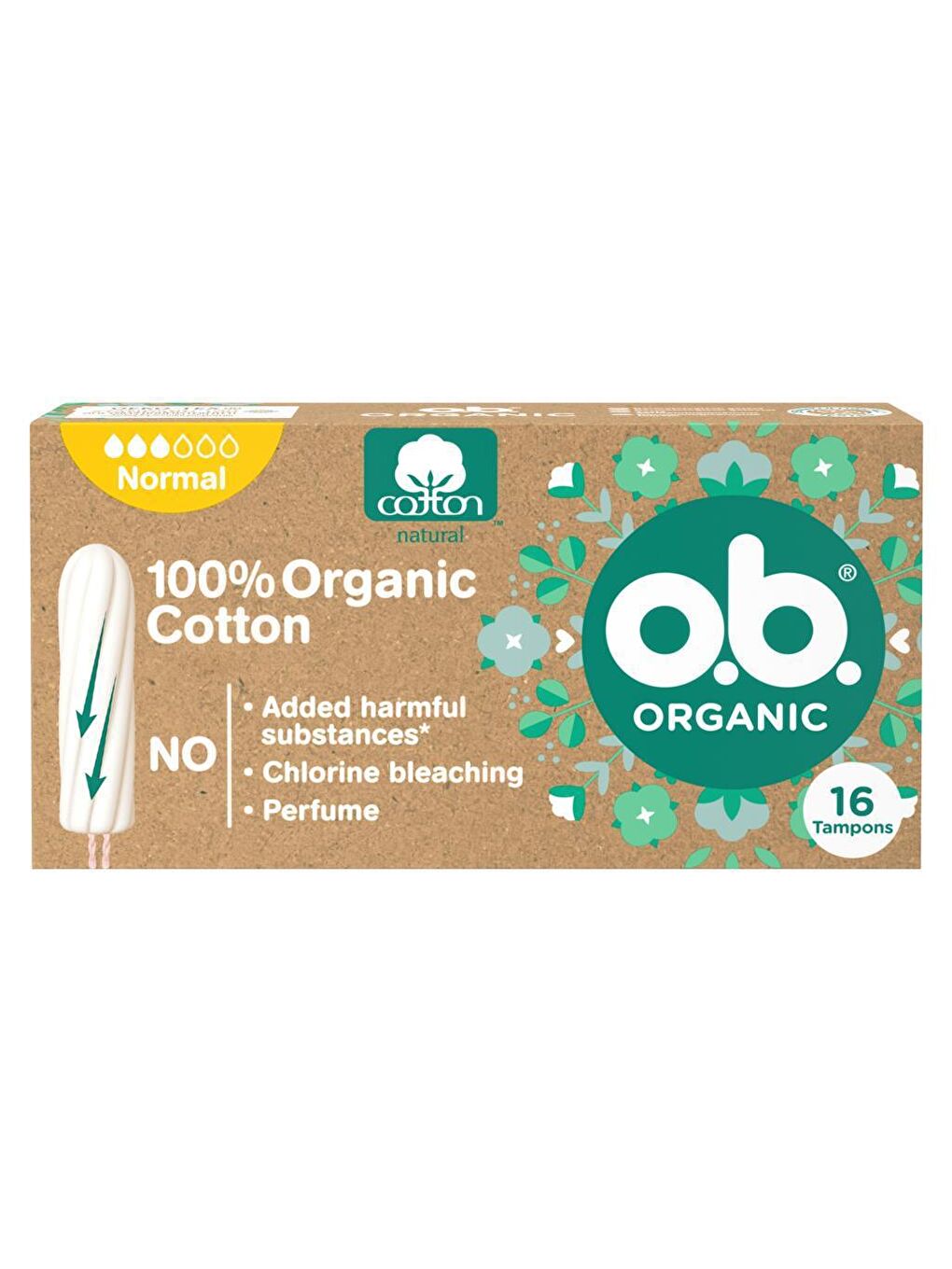 O.B Renksiz Organic Normal Tampon 16'lı Paket - 2