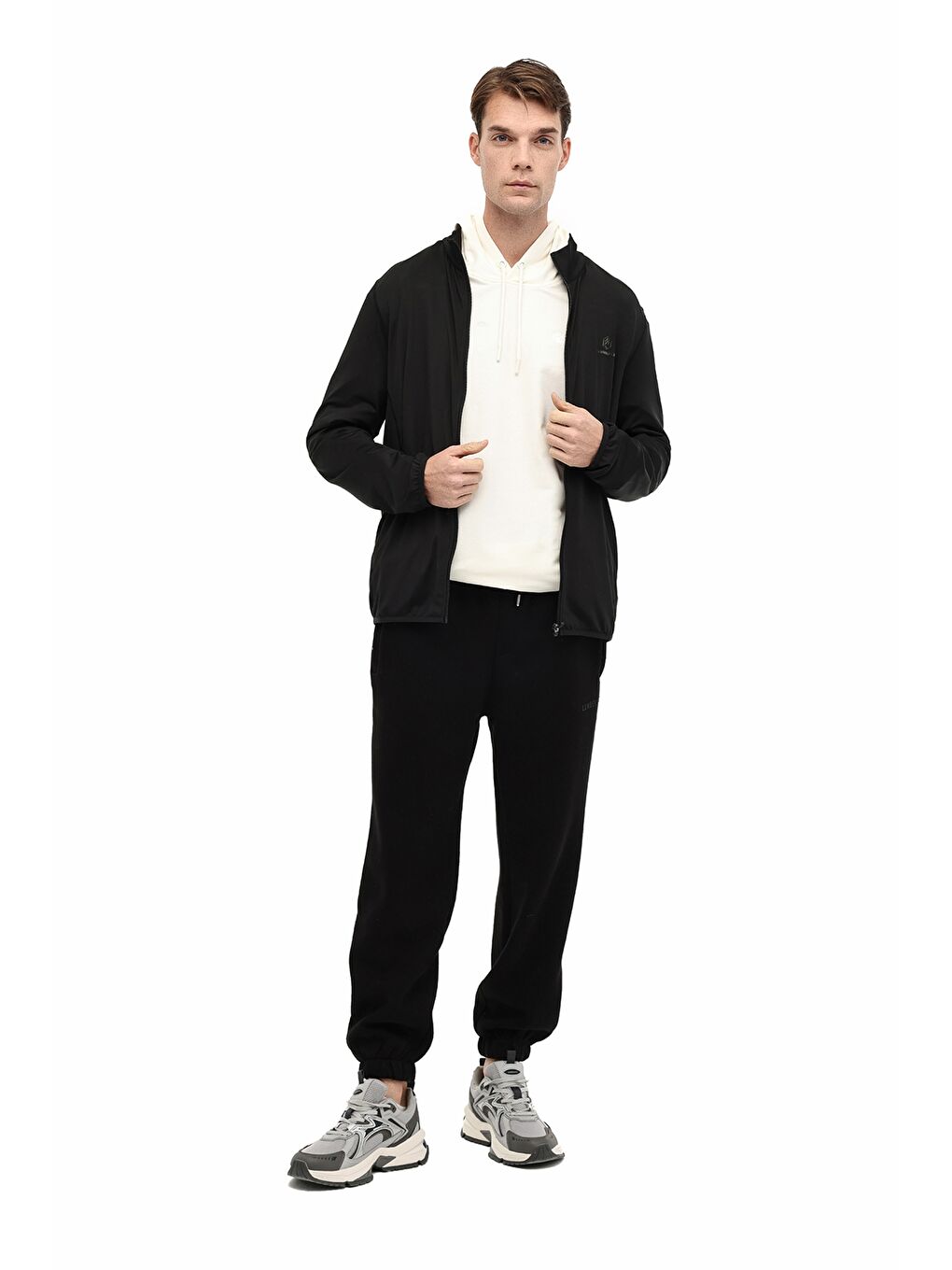 MB BRUSFZ 18P-003 6FX Siyah Erkek Eşofman Üstü-2