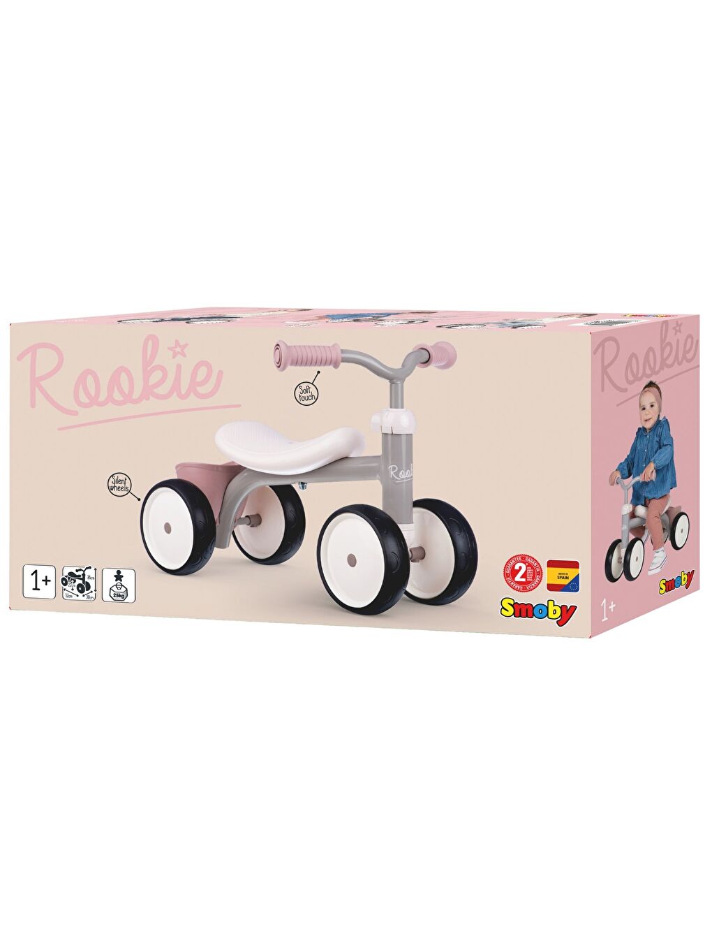 Rookie 4 Tekerlekli Bisiklet Pembe