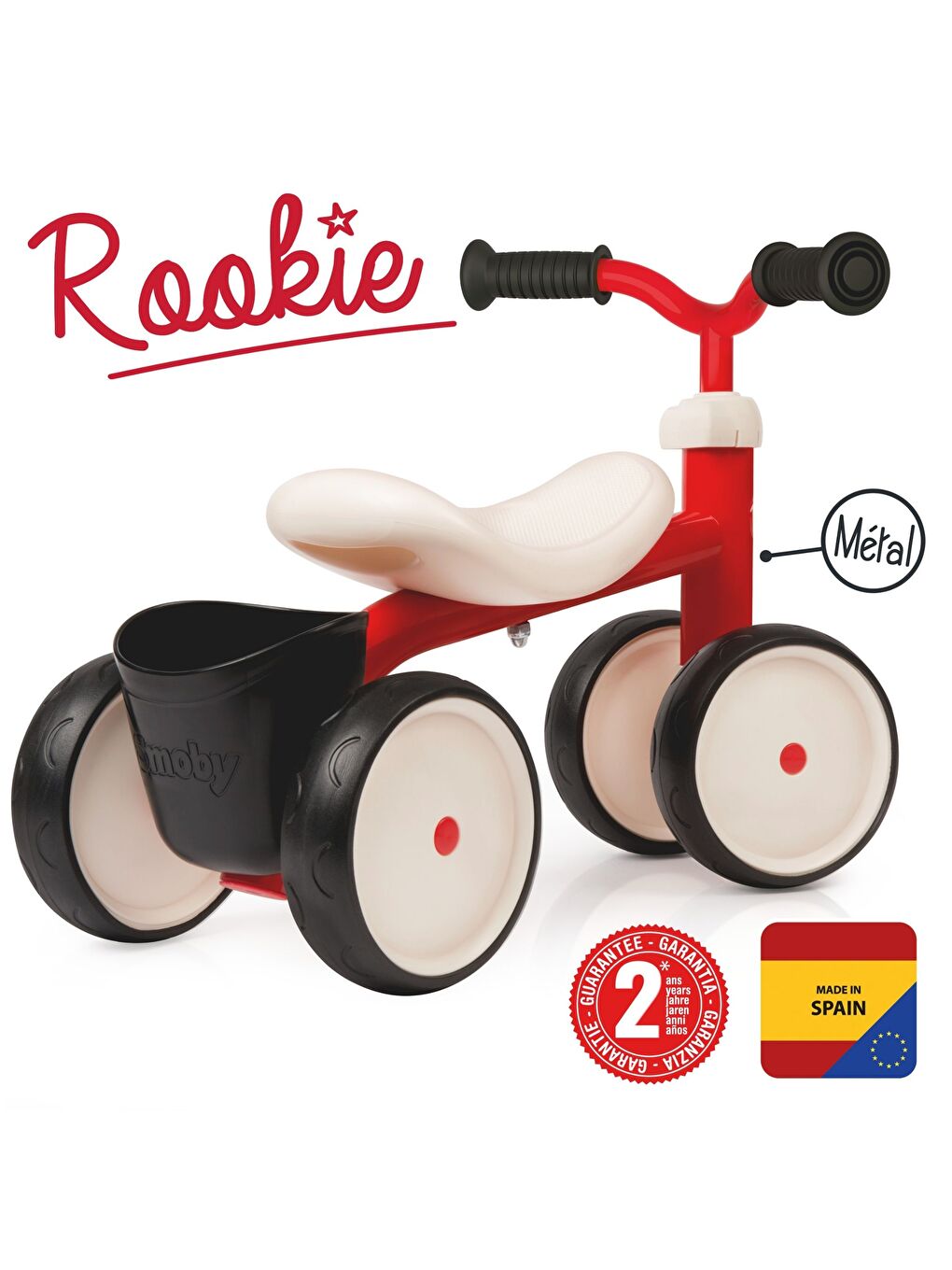 Rookie 4 Tekerlekli Bisiklet Kırmızı-3