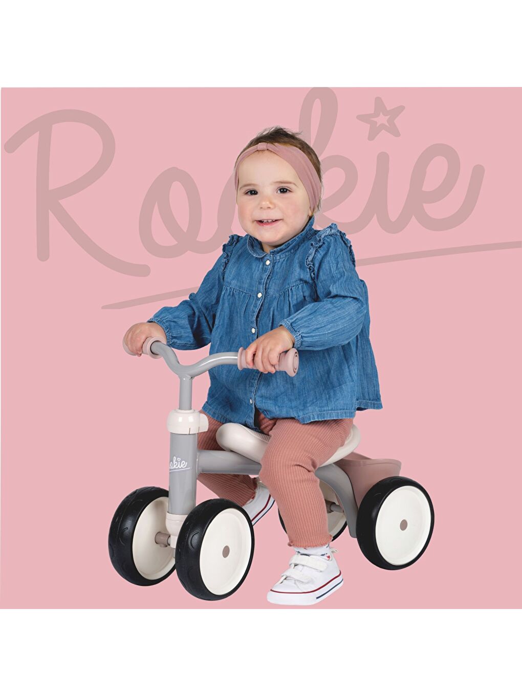 Rookie 4 Tekerlekli Bisiklet Pembe-6