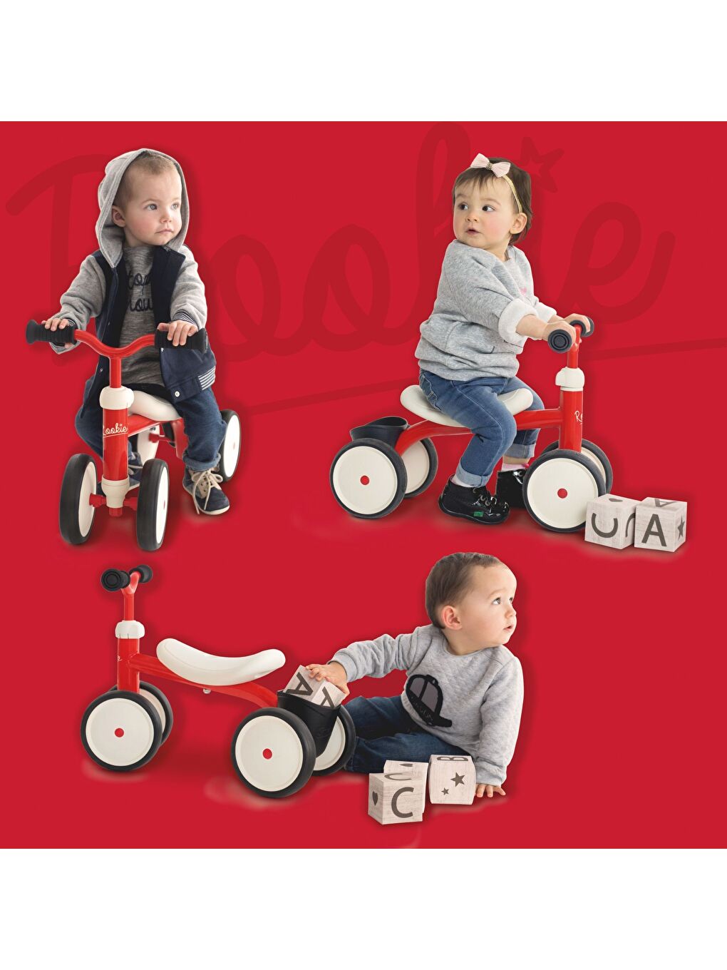 Rookie 4 Tekerlekli Bisiklet Kırmızı-7