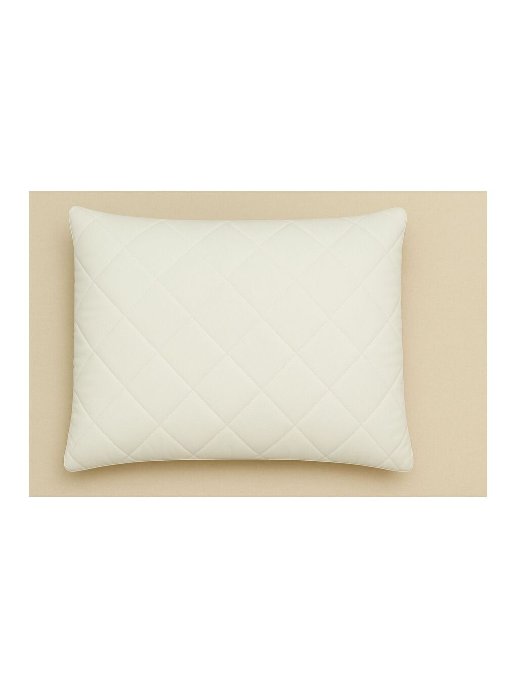 Beyaz 4 ADET 50x70 cm Pamuk Kapitoneli Yastık Alezi Kalın Elyaf Dolgulu Yıkanabilir Otel Tipi Kılıf-1