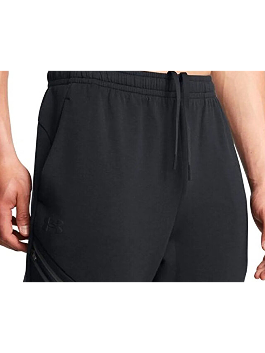 Ua Unstoppable Fleece Eu Erkek Günlük Eşofman Altı 1389353-001 Siyah-3