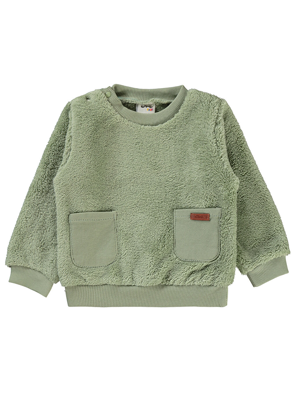 Civil Haki Baby Erkek Bebek Sweatshirt 6-18 Ay Haki