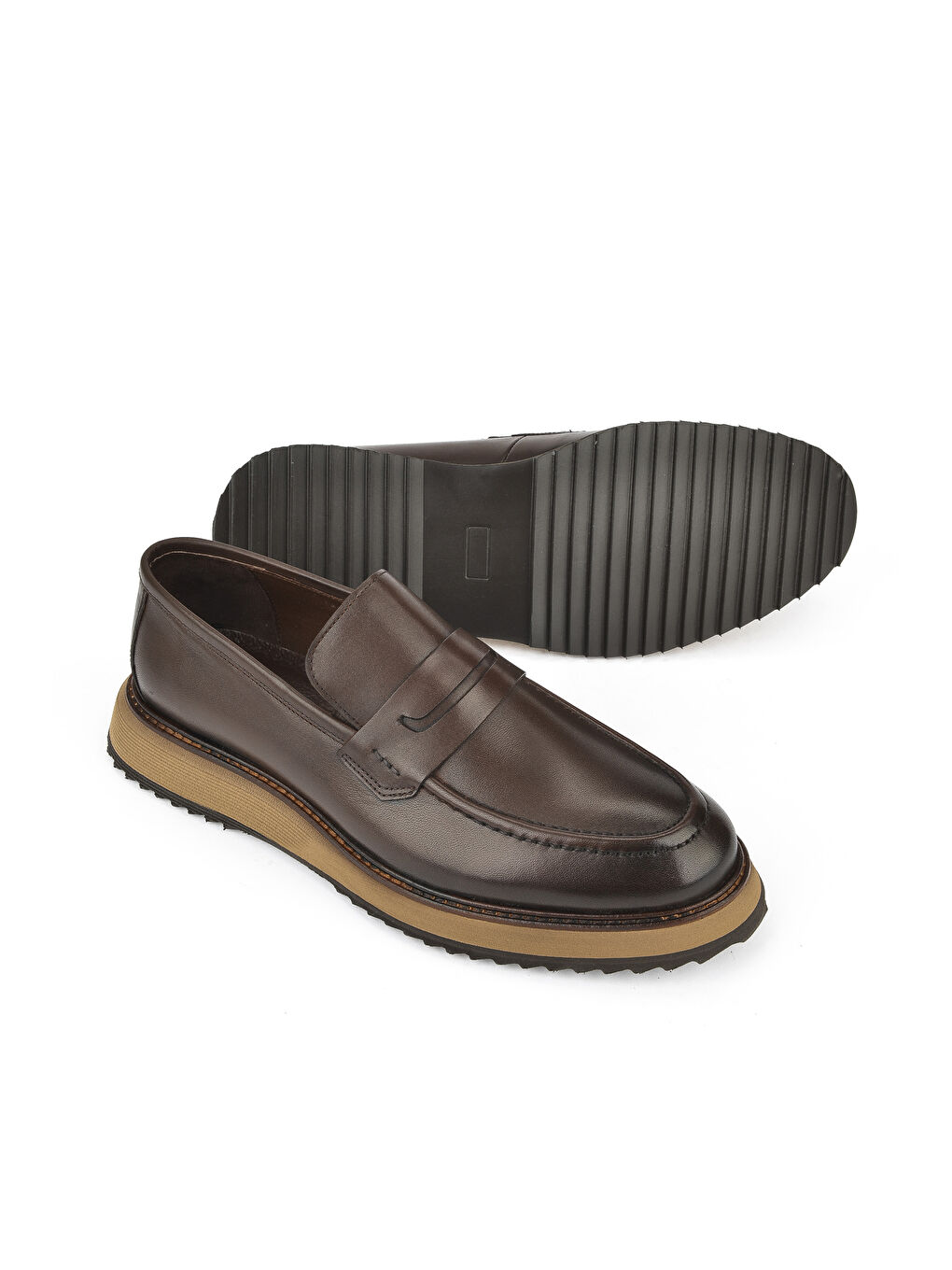 Kahverengi Erkek Hakiki Deri Ayakkabı 1431028Z4030 Kahve-3