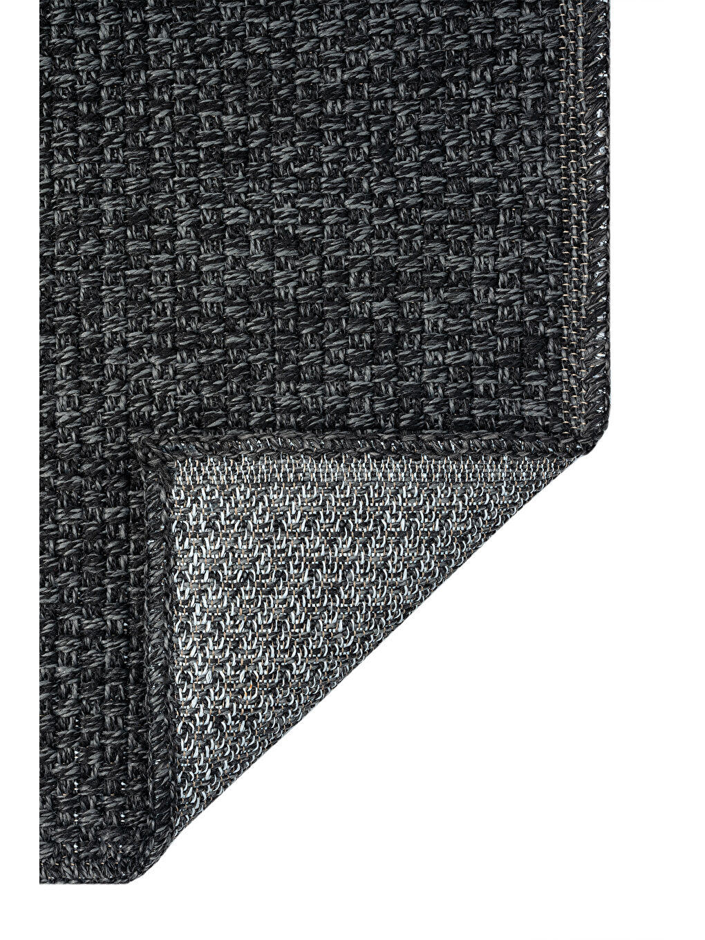 Konfor Halı Antrasit Rusticana 3105 Naturel Jüt Halı Modern Örme Kilim-120x180 - 3