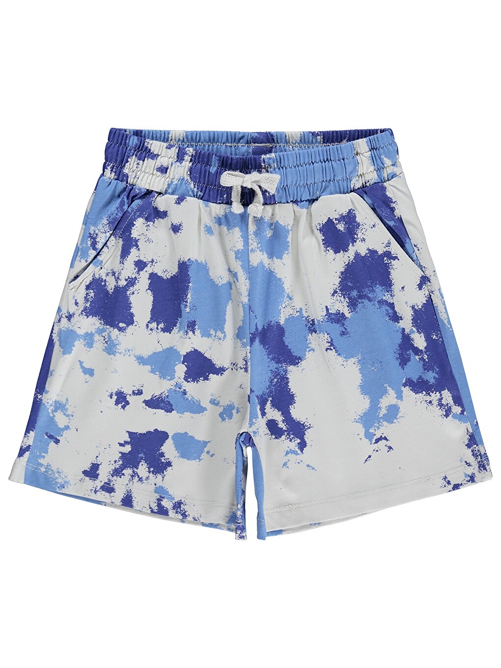 Gri Boys Batik Emp. 10-13 Yaş Şort - Koyu Taş Rengi