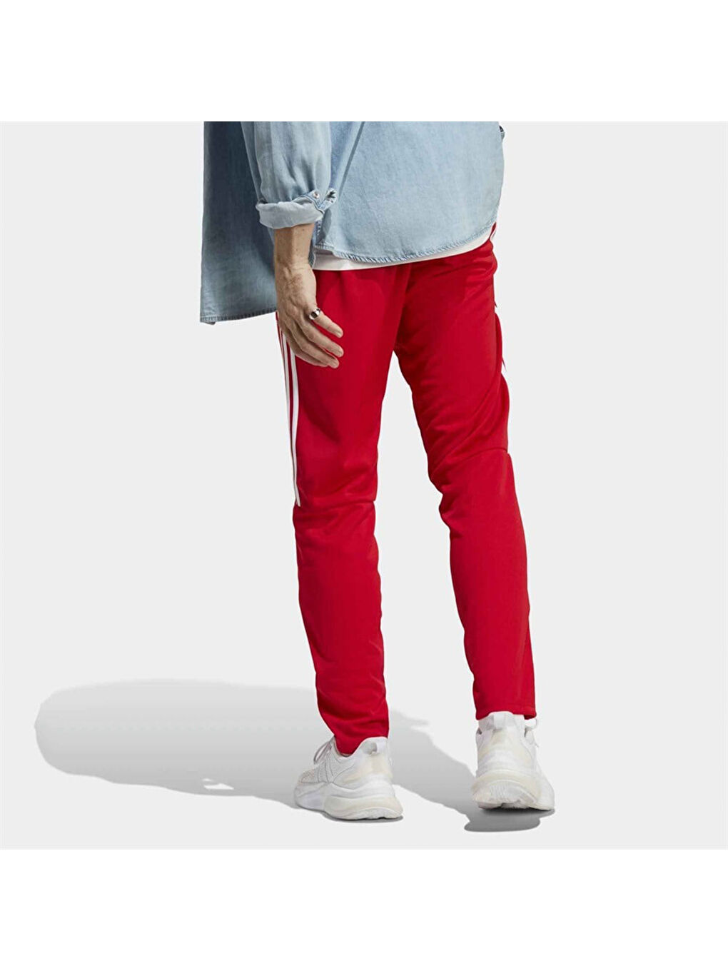 Aeroready Serano 3 Stripes Erkek Kırmızı Eşofman Altı-1