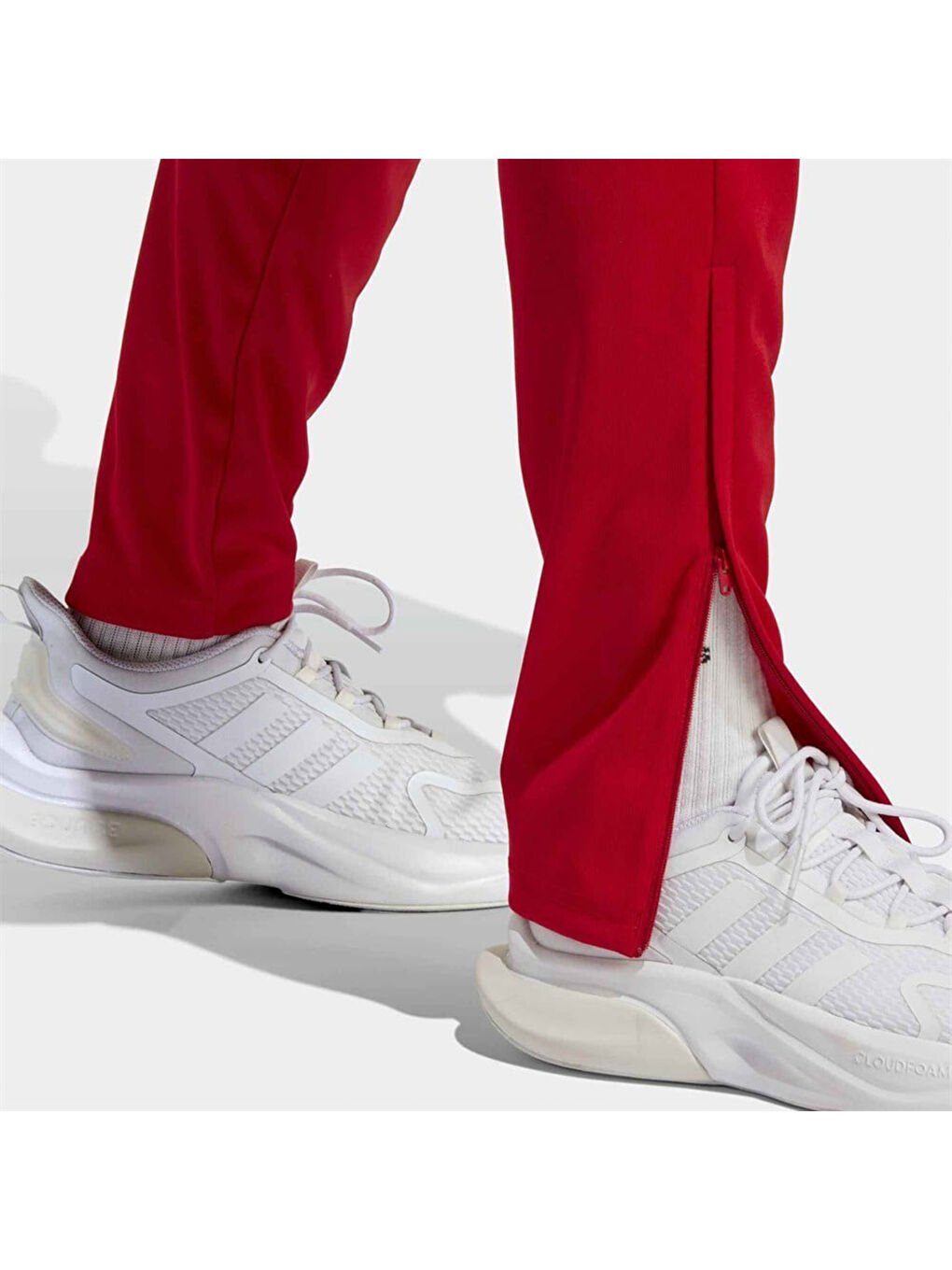 Aeroready Serano 3 Stripes Erkek Kırmızı Eşofman Altı-4