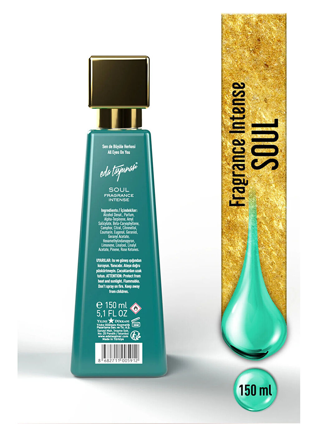 Soul Fragrance Intense Eau De Parfum – Aromatik & Derin Koku 150 ml-1