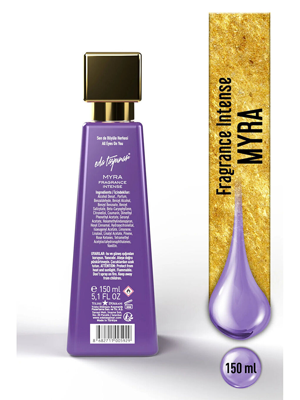 Myra Fragrance Intense Eau De Parfum – Çiçeksi & Kalıcı Koku 150 ml-1