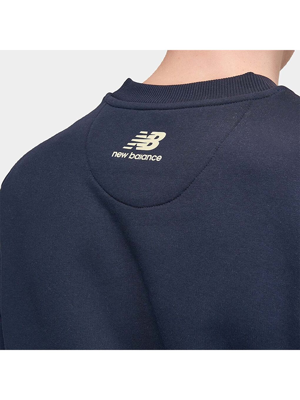 3325 Erkek Lacivert Yuvarlak Yaka Sweatshirt-4