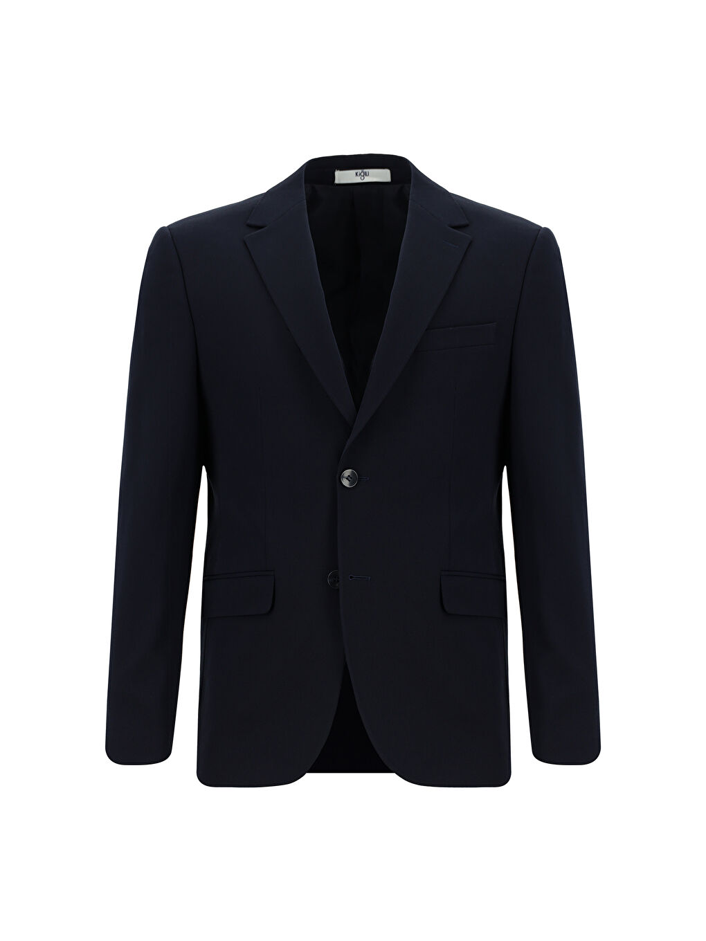 Lacivert Slim Fit Dar Kesim Klasik Takım Elbise-1