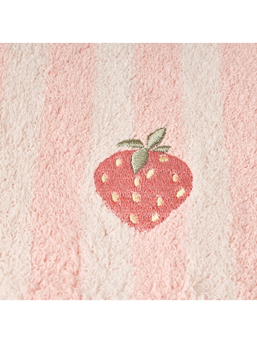Soft Velin Yüz Havlusu - Ekru / Pembe - 50x80 cm-2