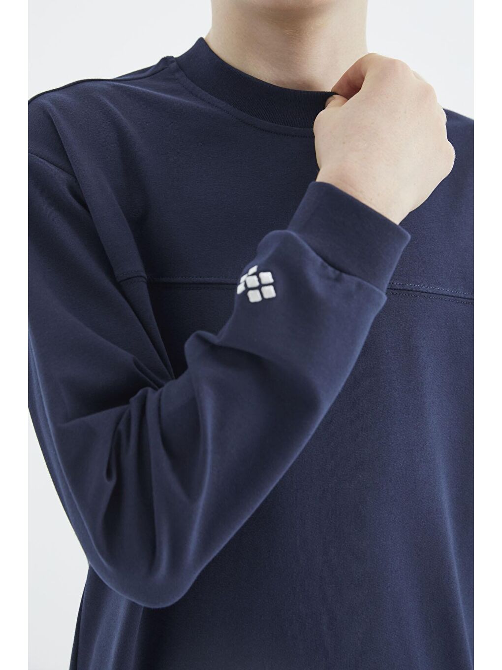 TOMMYLIFE İndigo Basic Erkek Çocuk Sweatshirt - 11173 - 1