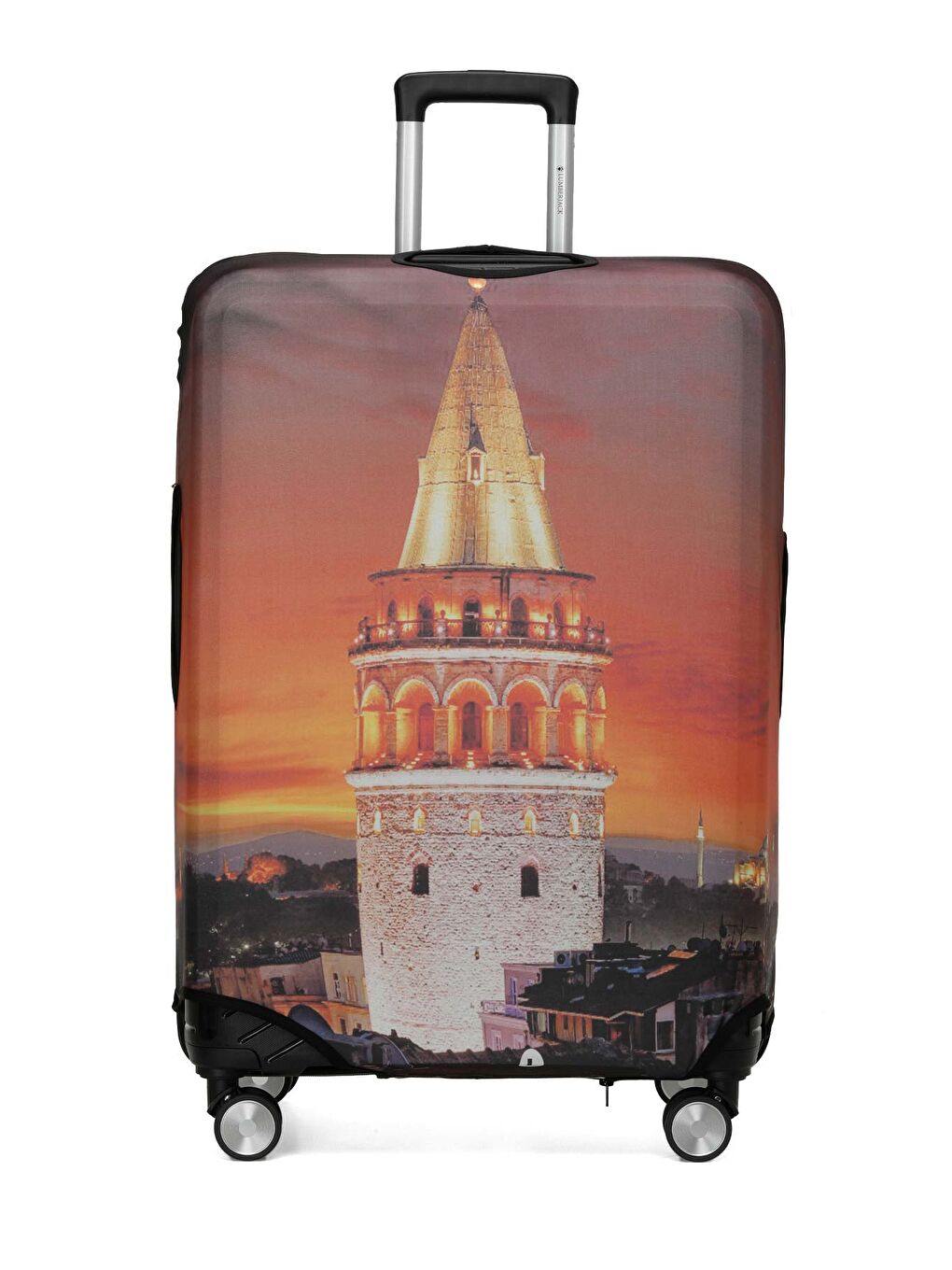 Travel Soft Kahverengi VALIZ KILIF GALATA 4FX KAHVE MULTI Unisex Valiz Kılıfı