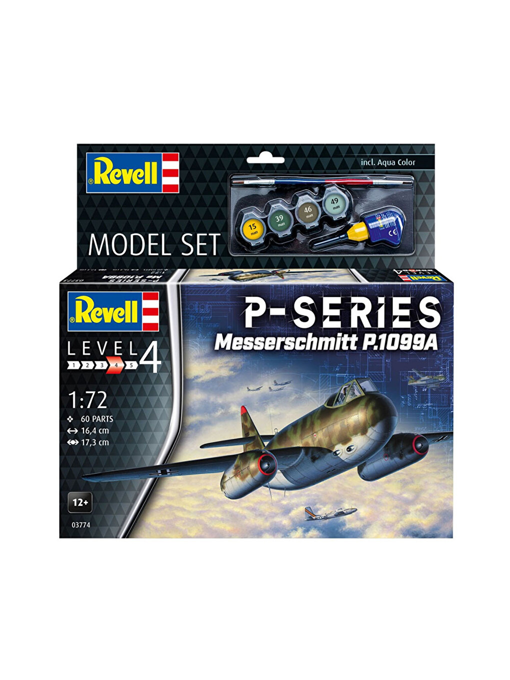 Model Set Uçak Messerschmitt P.1099a - P-series 63774-1