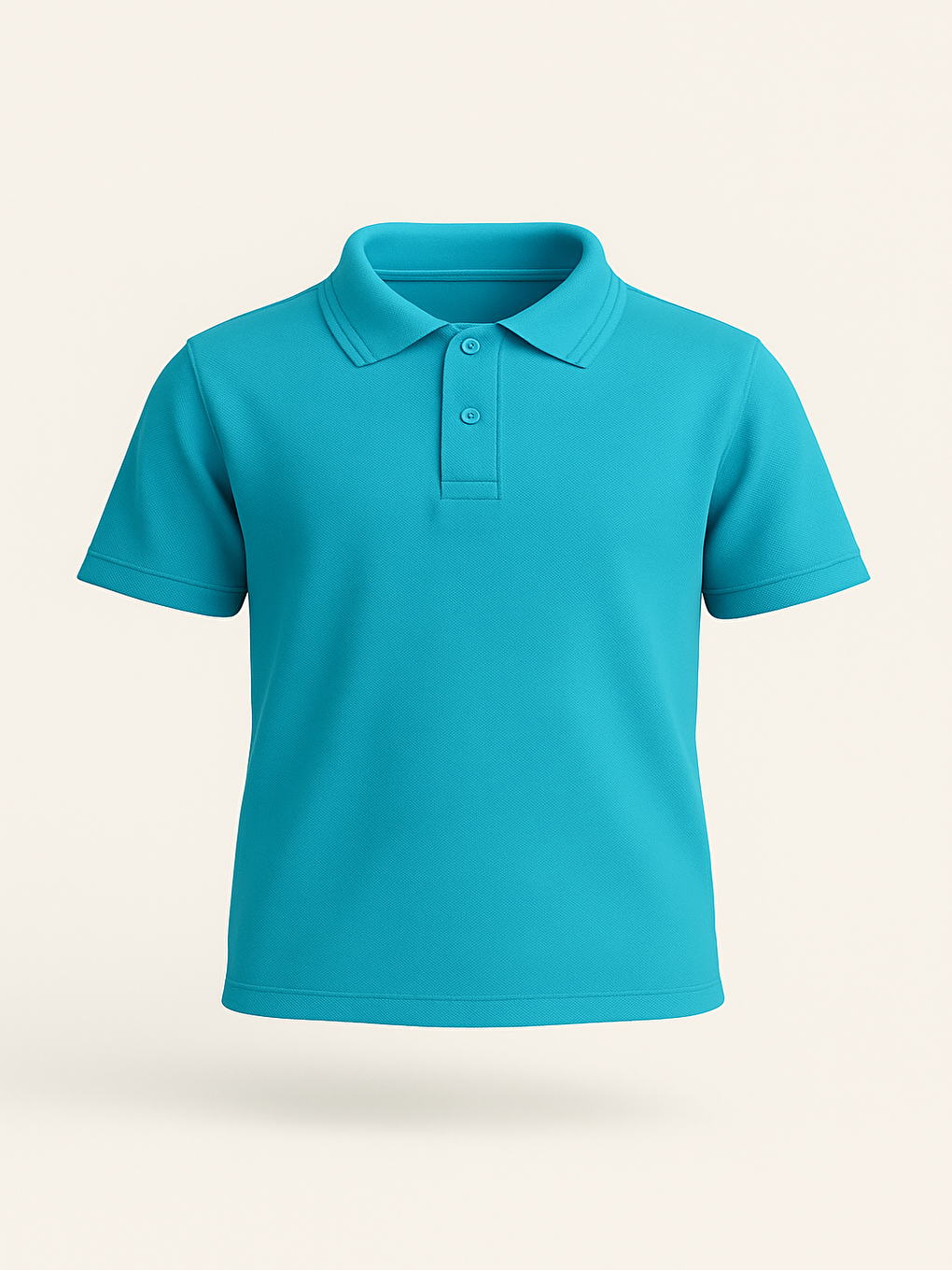 Turkuaz Kids Polo Yaka Basic Kısa Kollu Kız Çocuk Tişört