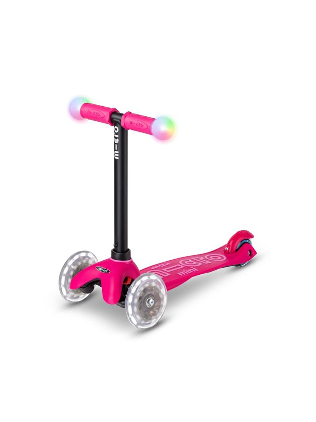 Micro Pembe Mini2Grow Deluxe Magic LED 3 Tekerlekli Scooter Pink - 4