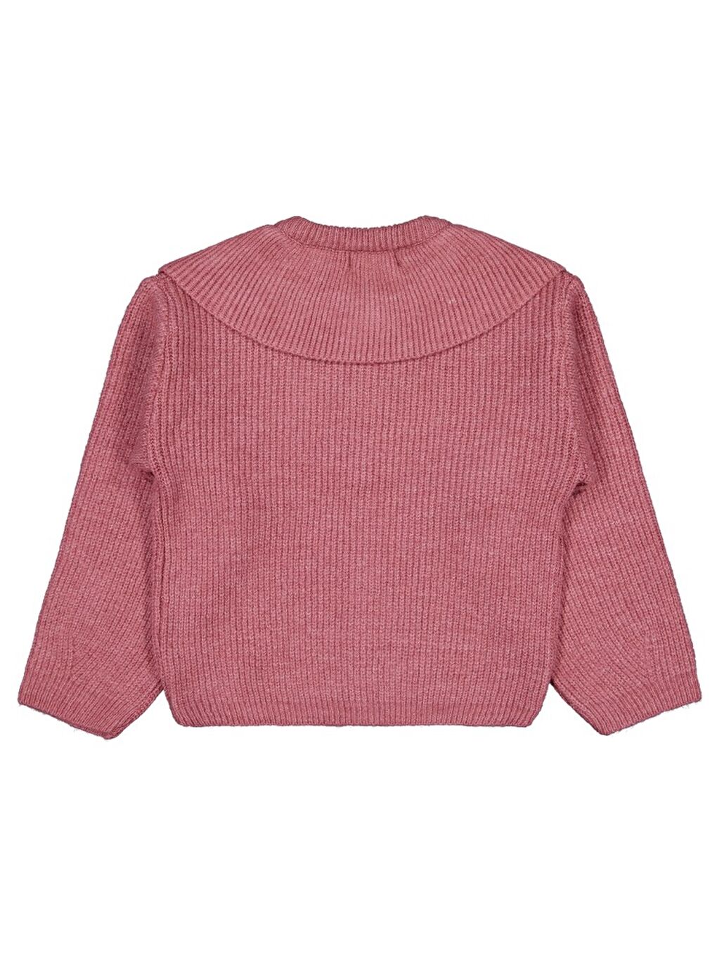 Girls Yakalı 6-9 Yaş Hırka - Pembe 8-9 Yaş-1