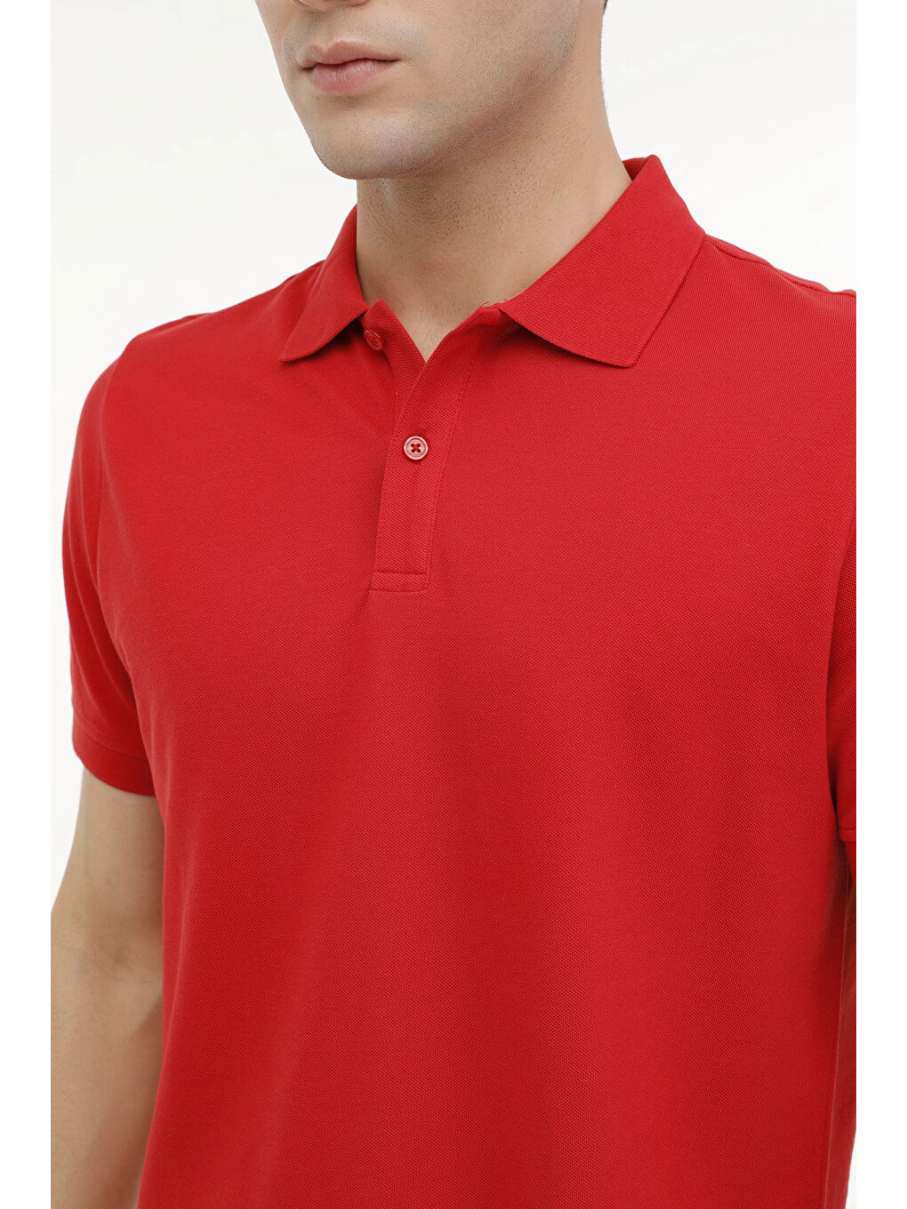 M-SN328 T-SHIRT 4FX Kırmızı Erkek Kısa Kol Tişört-3