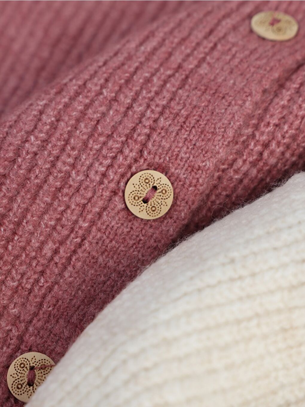 Girls Yakalı 6-9 Yaş Hırka - Pembe 8-9 Yaş-4