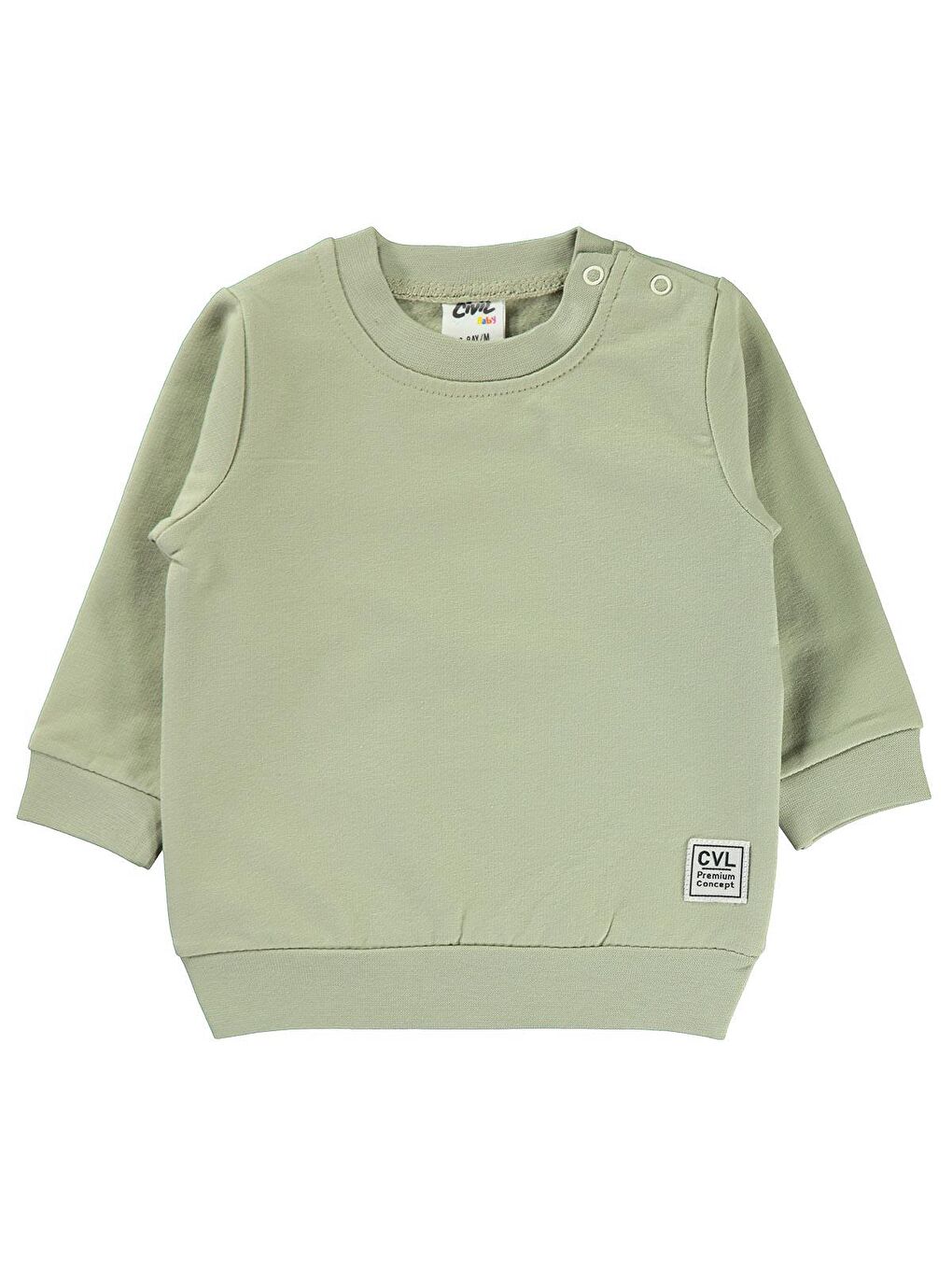 Civil Yeşil Baby Bebek Sweatshirt 6-18 Ay Yeşil