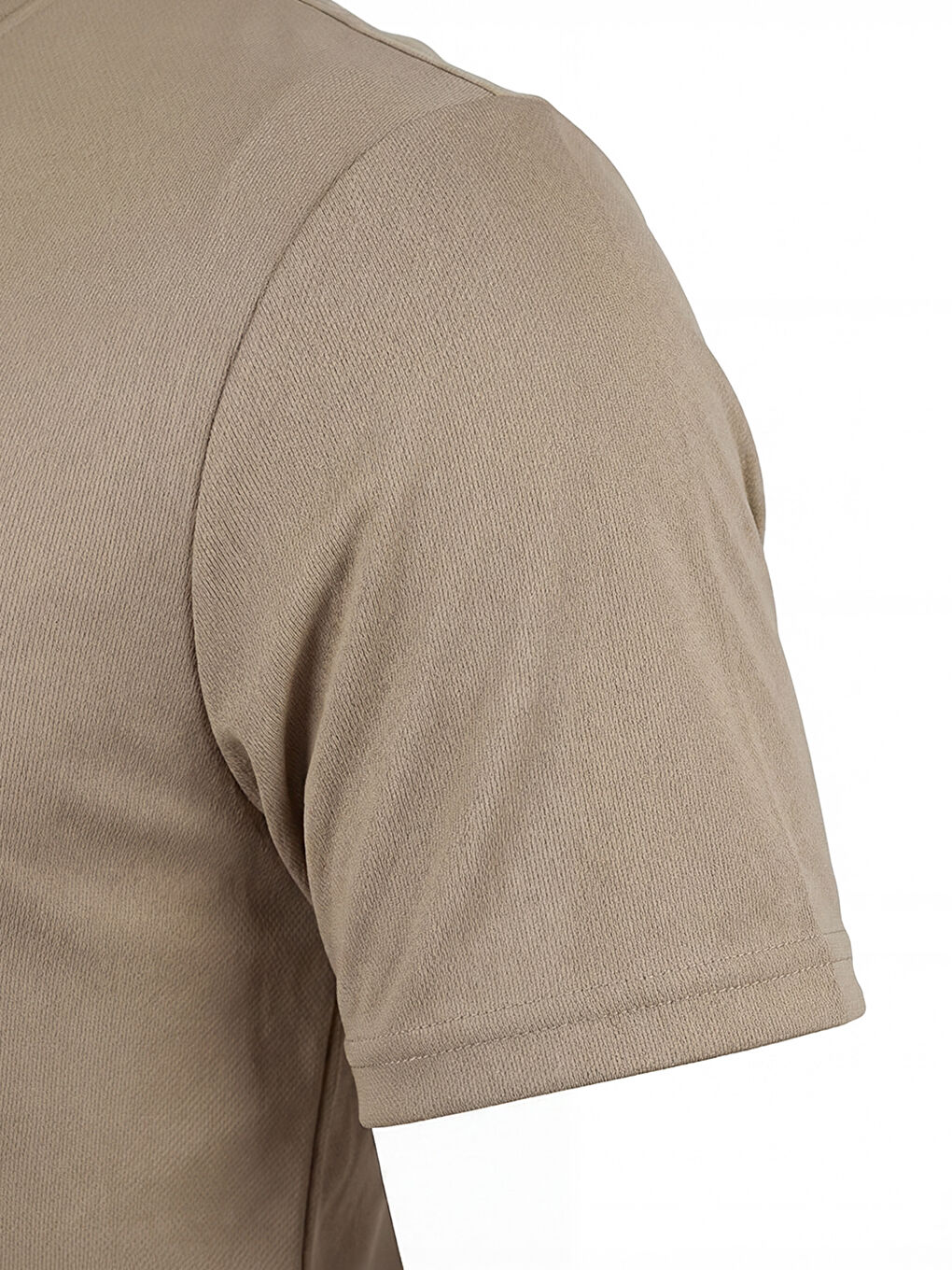 Bej Erkek Outdoor Activewear Tişört-3